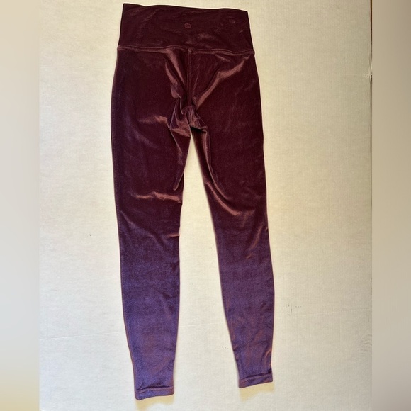 Lululemon Athletica Wunder lounge highrise tight 28”inseam w/key pocket Sz-6. C7 - Picture 5 of 13